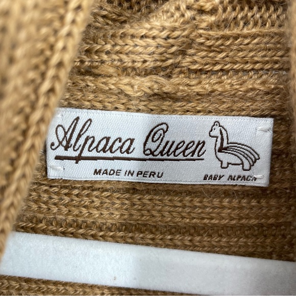 Cozy Tan Ribbed Cardigan - Picture 5 of 5